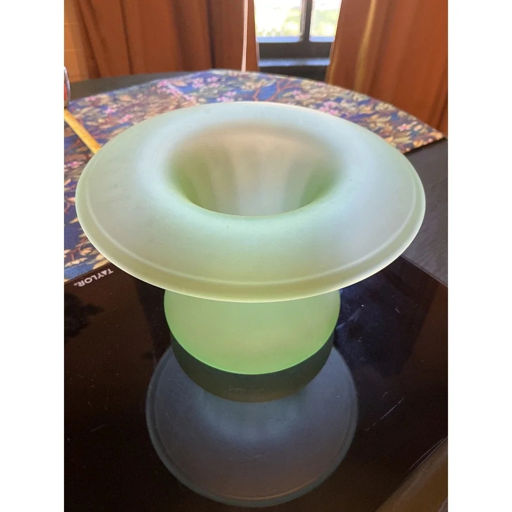 Vintage Satin Uranium Glass 4